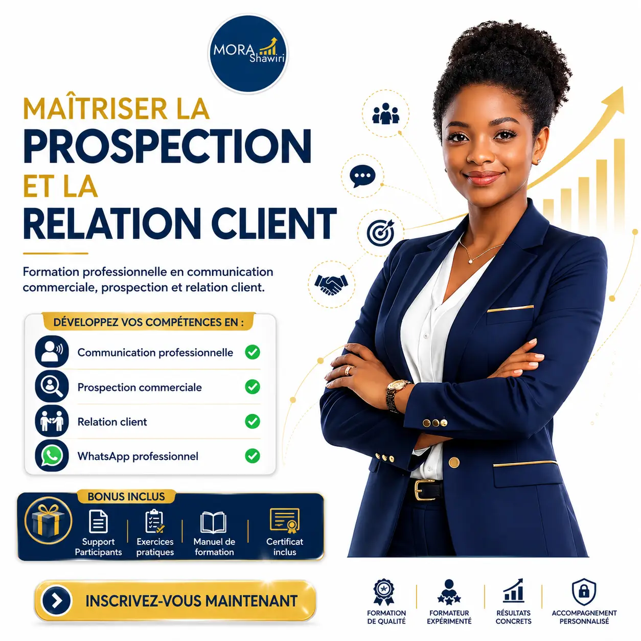 Maîtriser la prospection et la relation client — MORA Shawiri