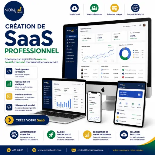 Création de SaaS professionnel — MORA Shawiri
